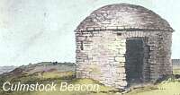 Watercolour: Culmstock Beacon Hut