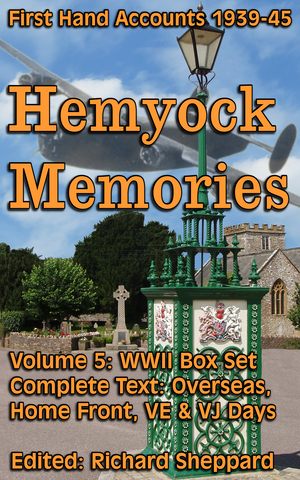 Cover: Hemyock's Memories of War Book